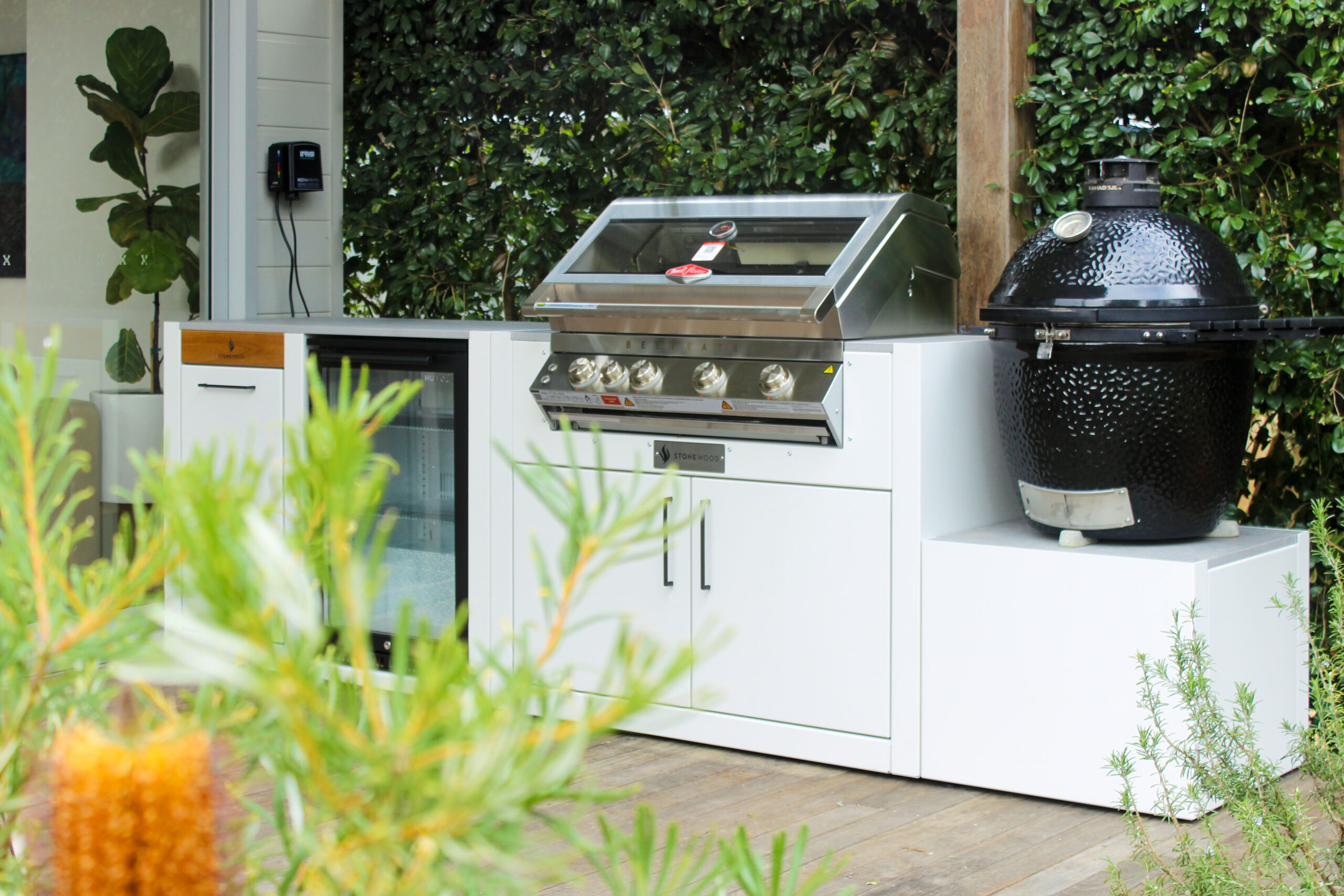 High-quality outdoor BBQ setup